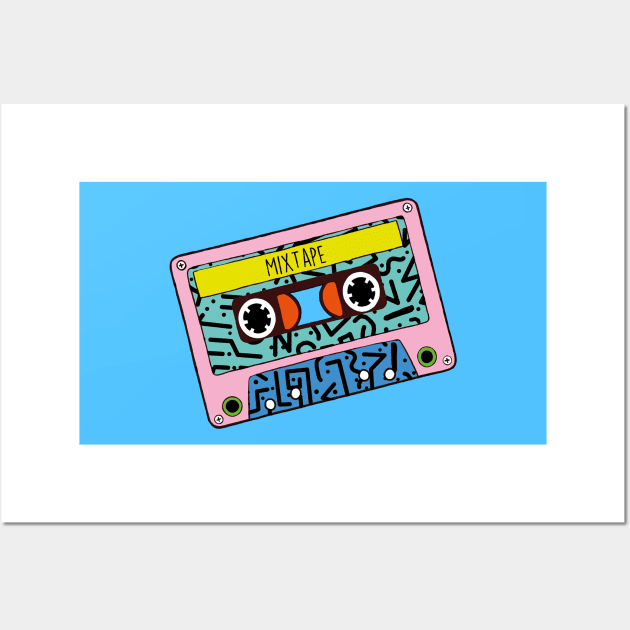 80s MIXTAPE Wall Art by BiteYourGranny